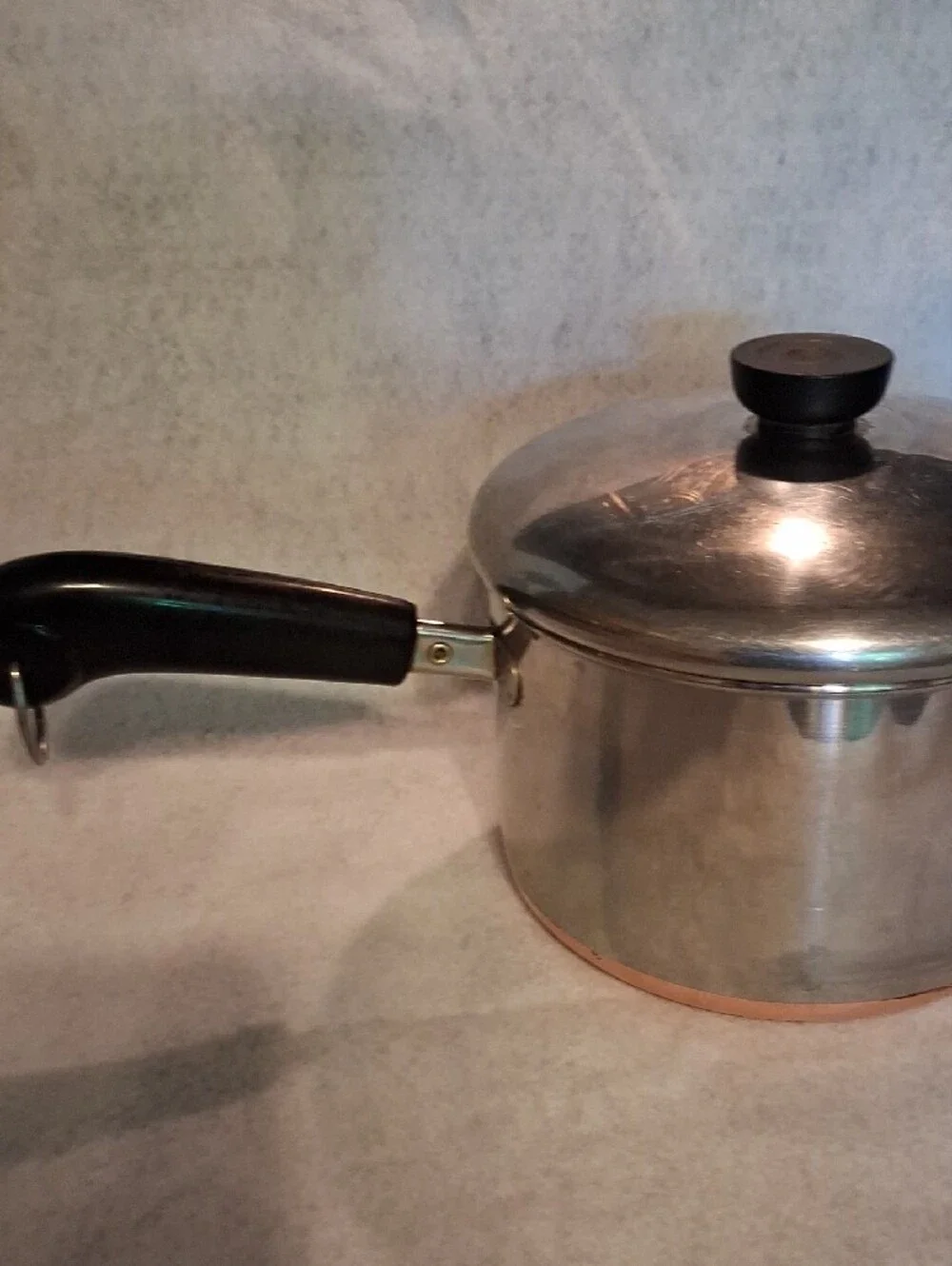 Revere Ware Stainless Steel Saucepan  and Matching Lid 3 Qt.